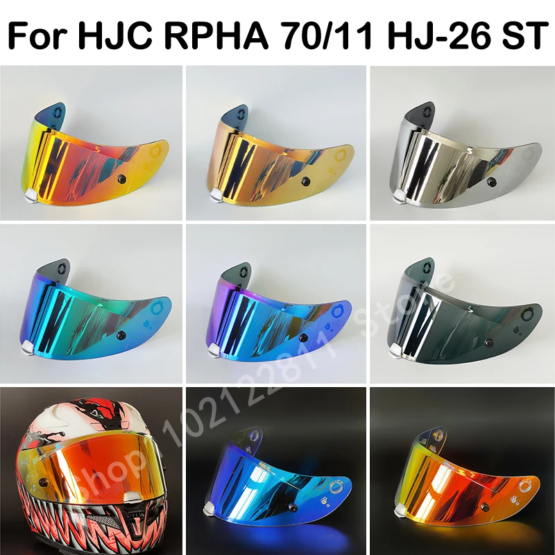 RPHA-11 RPHA-70 Helmet Glass HJ-26 Helmet Shield for HJC Helmets Multi Color Available enlarge