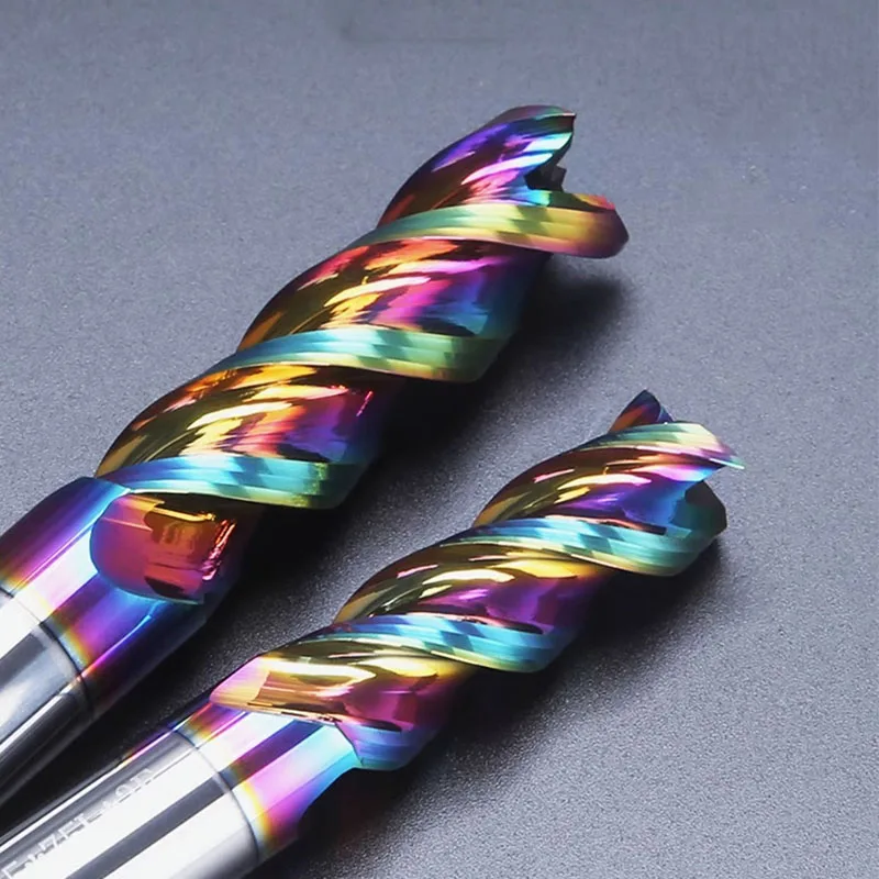 

Tungsten Steel Flat End Mills DLC Aluminum Coating CNC Tools Milling Cutter Solid Carbide Milling Bit Router Bitsts