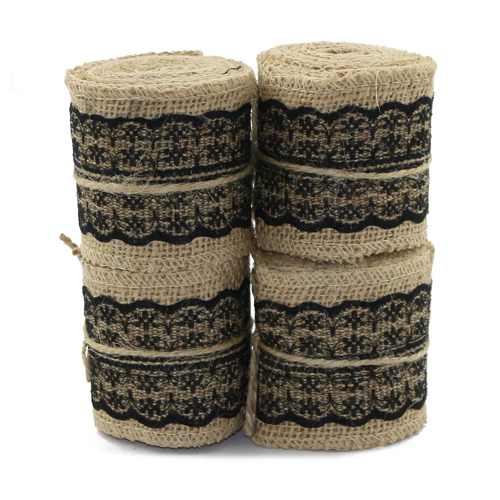 4 шт. украшения для свадебной церемонии кружевной ремесленный венок из ленты