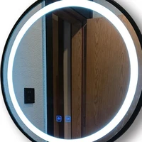 home fashion led circular lighting lights bathroom smart dressing mirror with touch sensor