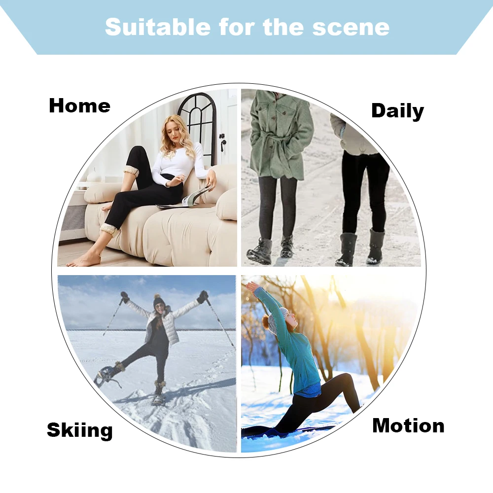 Velssut Winter Thicken Warm Leggings for Women Autumn High Waist Trousers Slimming Black Grey Thermal Pants Daily Wear Softable