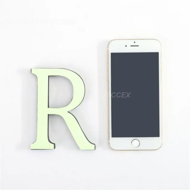 1 ~ 4 шт. наклейка на стену с английским алфавитом Ева серебристые украшения для