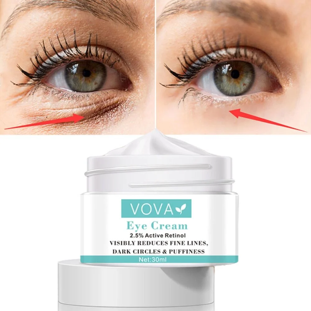 

Retinol Anti-Wrinkle Eye Cream Remove Eye bags Anti Puffiness Gel Fade Dark Circles Anti-Aging Firming Brighten Skin Care Unisex