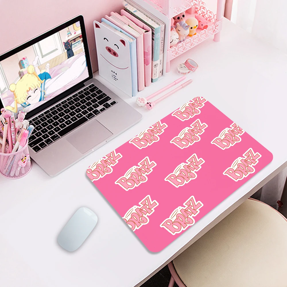 

High Quality Cute Cartoon doll bratz girl Mouse Mat Smooth Writing Pad Desktop Mate Gaming Mouse Pad small mouse pad best seller