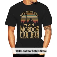 middle earths annual mordor fun run t shirt unisex black s 6xl t shirt running