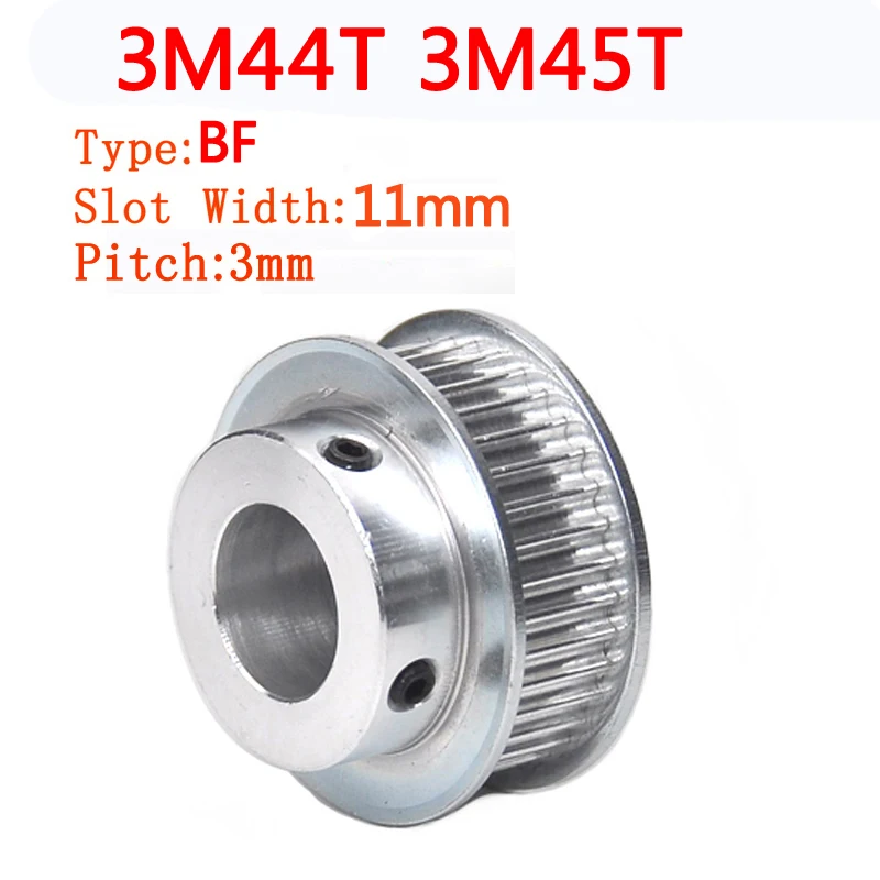 

3M44T 3M45T BF Тип 3M зубчатый шкив шириной 11 мм Boss алюминиевые синхронные шкивы для колес диаметр 1/6/6/8/10/12/14/15/20 мм