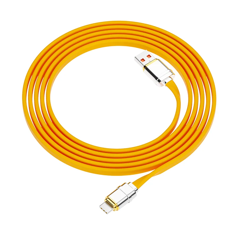 

High-end series GeekCable manual Mi phone charging data 120W quick charge 6A flat wire silicone noodles 20cm 50cm 1m 1.5m