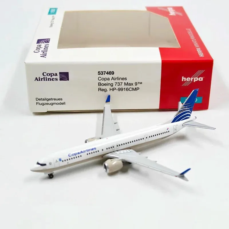Фото Модель самолета Herpa Diecast Alloy в масштабе 1:500 Boeing 737 B-737 MAX 9 537469 для коллекций и демонстрации №5
