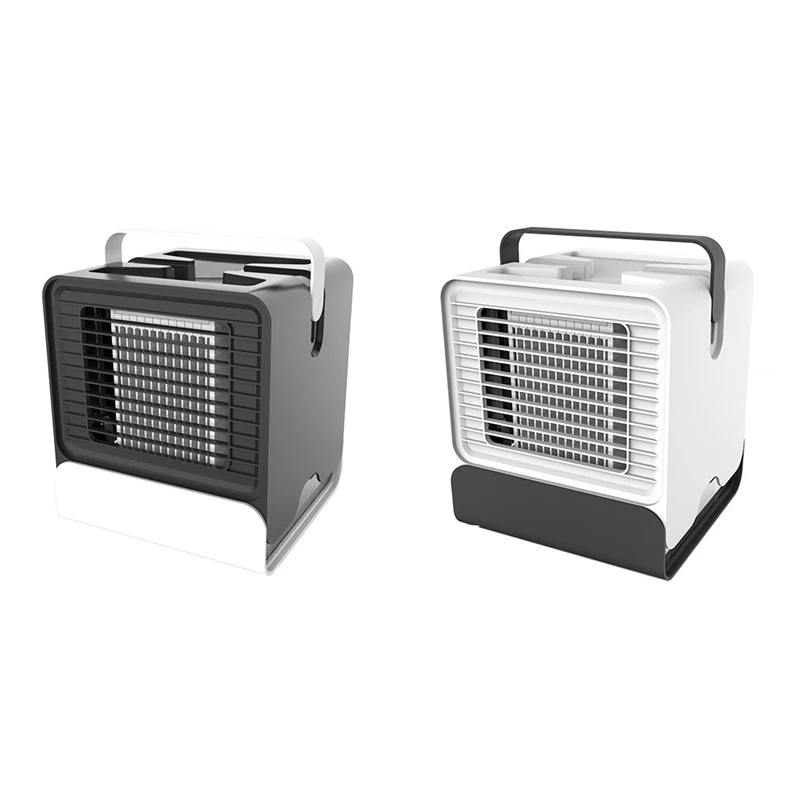 

150ML Mini Air Conditiong Personal Space USB Negative Ion Air Cooler Desktop Fan With Handle For Home Office