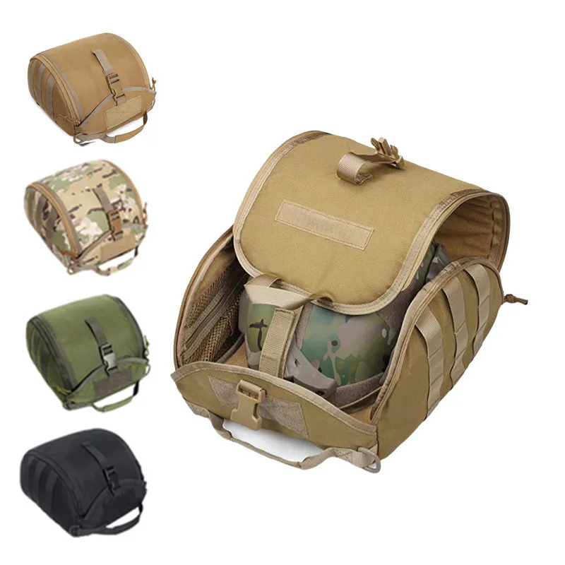 

For Tactical Storage Combat Bag Pack Hunting Helmets Carrying Pouch Multi-purpose Military 1pcs Molle Sports Helmet Shooting