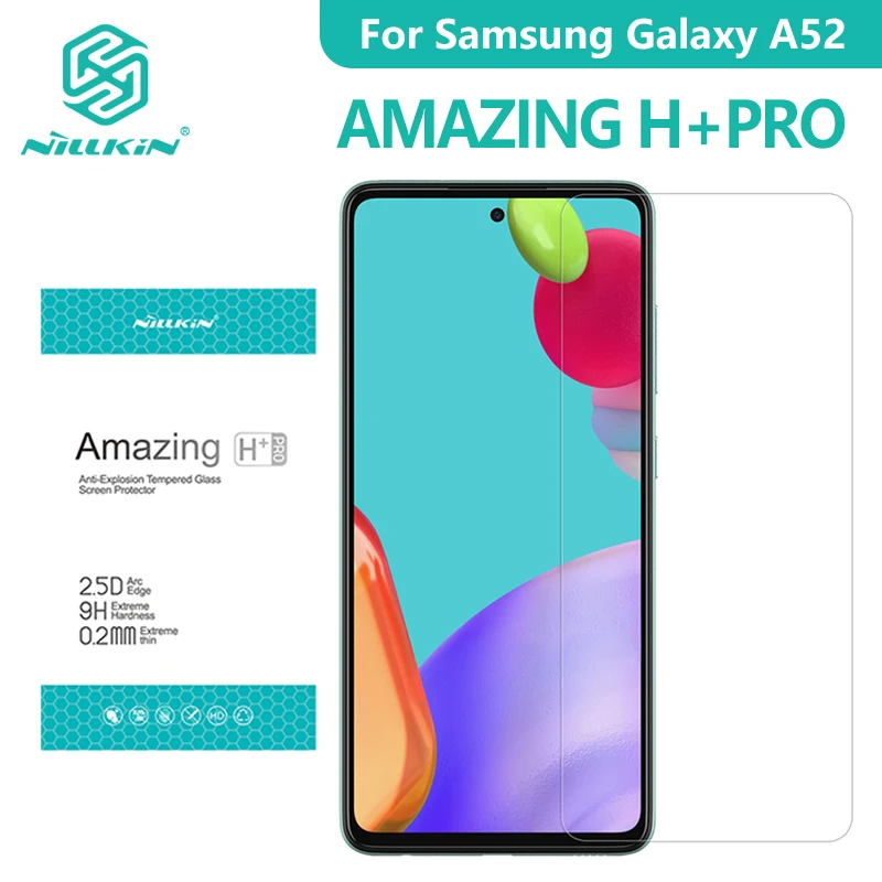 

For Samsung Galaxy A52 4G 5G A52S Nillkin H+ Pro Tempered Glass Screen Protector Anti-Glare Transparent Ultra Thin Screen Film