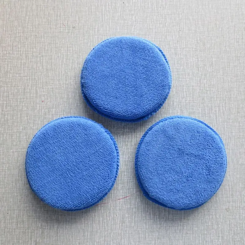 

10 Pcs Car Polish Wax Round Foam Sponges Scratch Free Applicator Pads For Auto Car Accessories