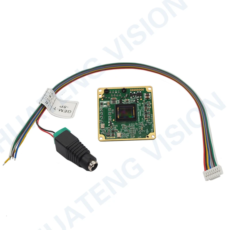 Камера видеонаблюдения 1/2 мп дюйма GigE промышленная глобальная камера с затвором