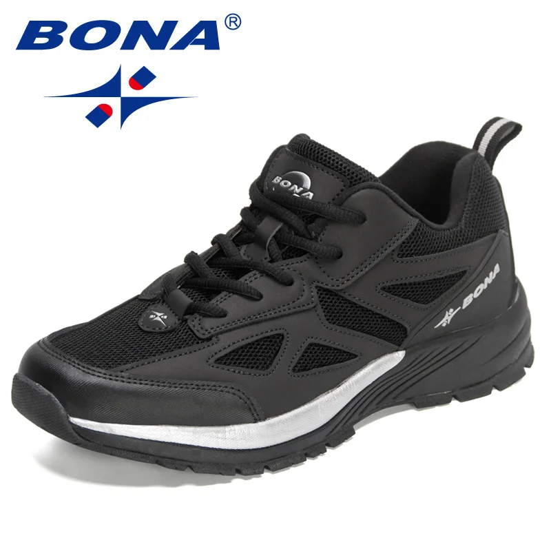 BONA 2022 New Designers Breathable Running Shoes For Men Comfortable Classic Casual Shoes Man Jogging Walking Footwear Masculino