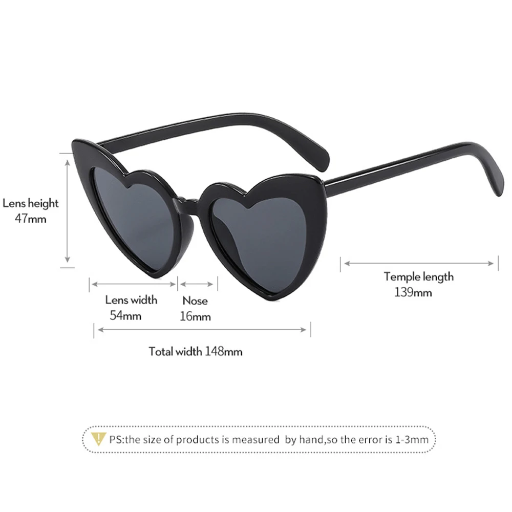 

Винтажные солнцезащитные очки в форме сердца