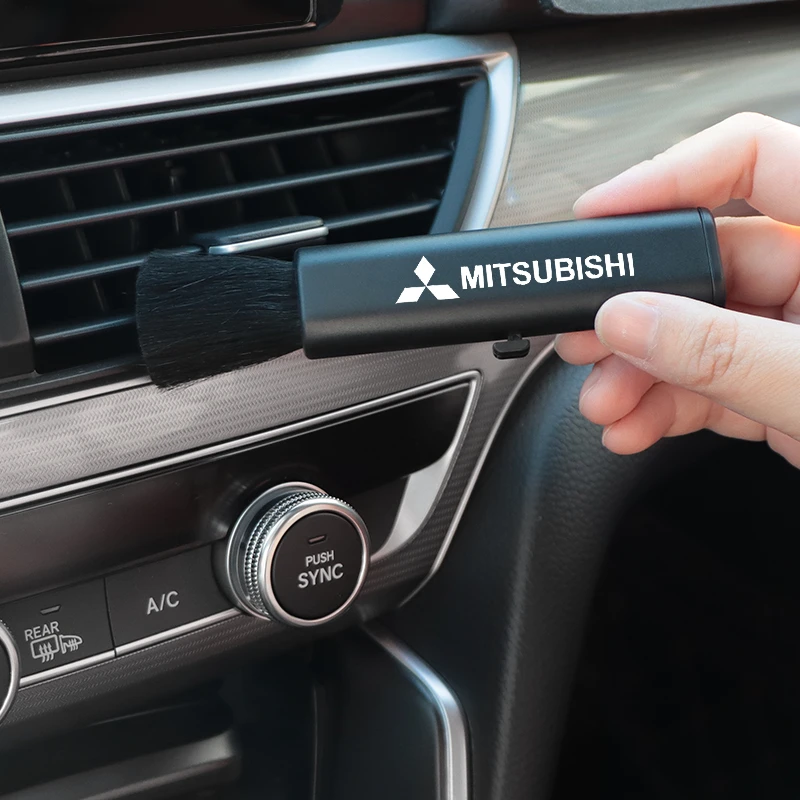 

Car Dust Remover Air Vent Detailing Cleaning Brush Cleaner For Mitsubishi Lancer Mirage ASX Pajero Ralliart Outlander Jinxuan