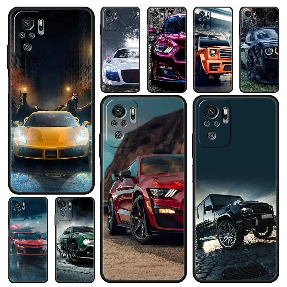 

Cover Case for Xiaomi Redmi Note 7 8 8T 9 9S 10 11 11S 11T K40 K40S K50 Pro Plus 4G 5G Shockproof Japan Coque Style Cool Car