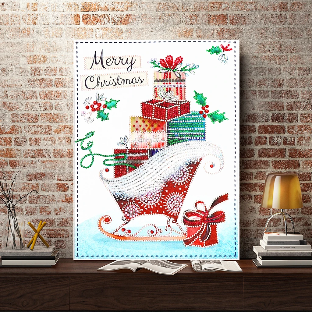 

5D DIY Diamond Painting Christmas Gift Crystal Diamond Painting Mosaic Embroidery Cross Stitch Kit Home Decoration