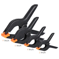 2 3 4 6 inch plastic nylon woodworking clamp spring clip wood toggle clamps carpentry for photo studio background diy tools