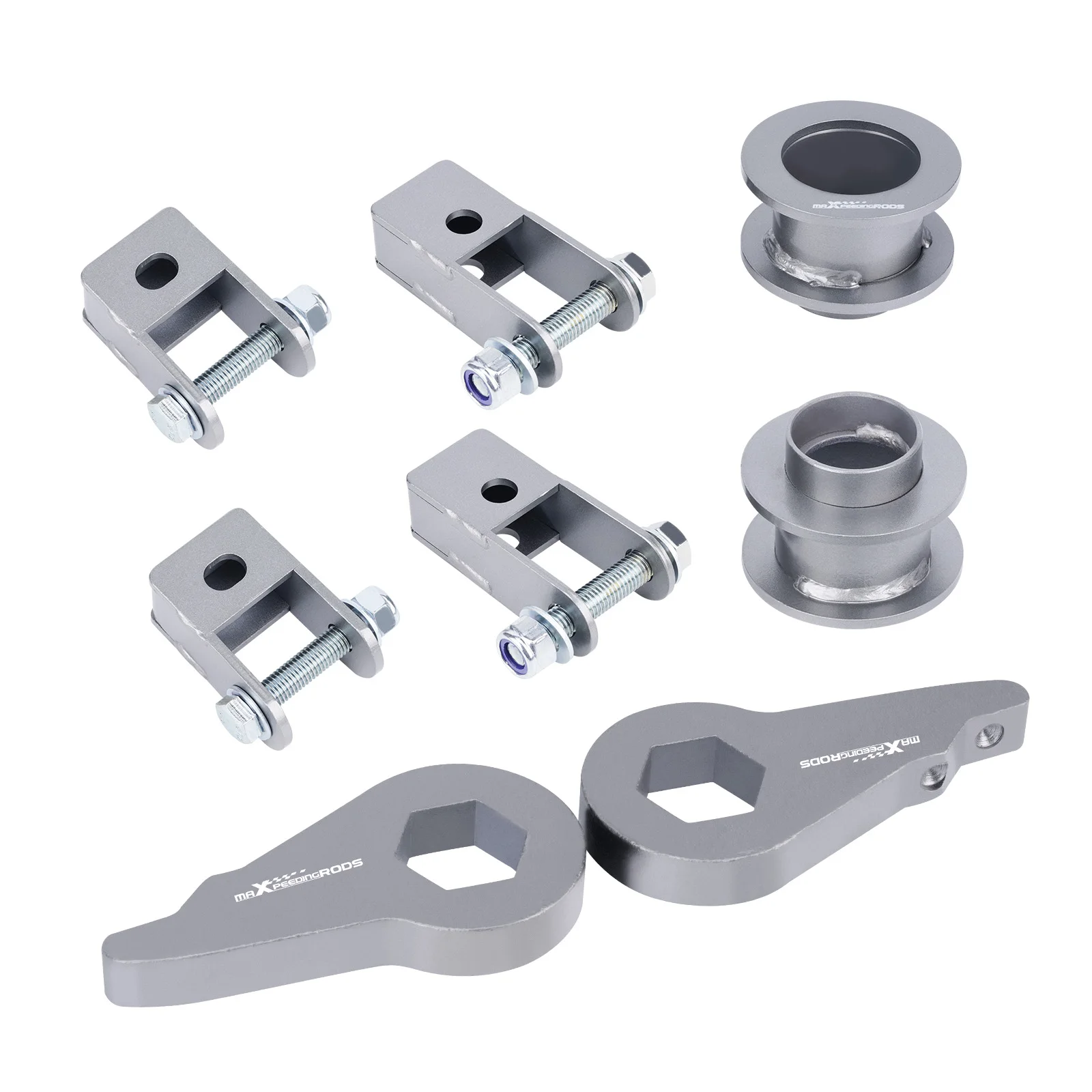 

Adjustable 1-3'' Front 2'' Rear Leveling Lift Kit For GMC Yukon 2002-2006