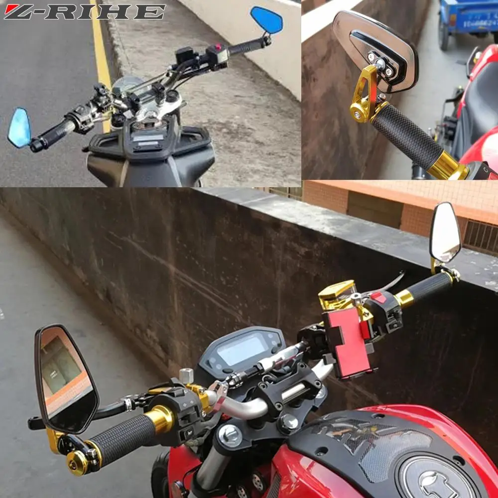 Для мотоциклетного зеркала заднего вида Honda CB1000R CB1000 R 2008-2016 2009 2010 7/8 22 мм