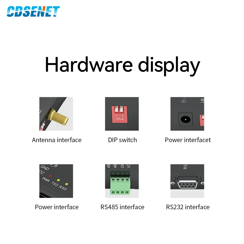 E32-DTU-433L30 RS485 RS232 433MHz LoRa SX1278 Wireless Transmitter Long Range uhf 1W SX1276 433 MHz Transceiver rf Module