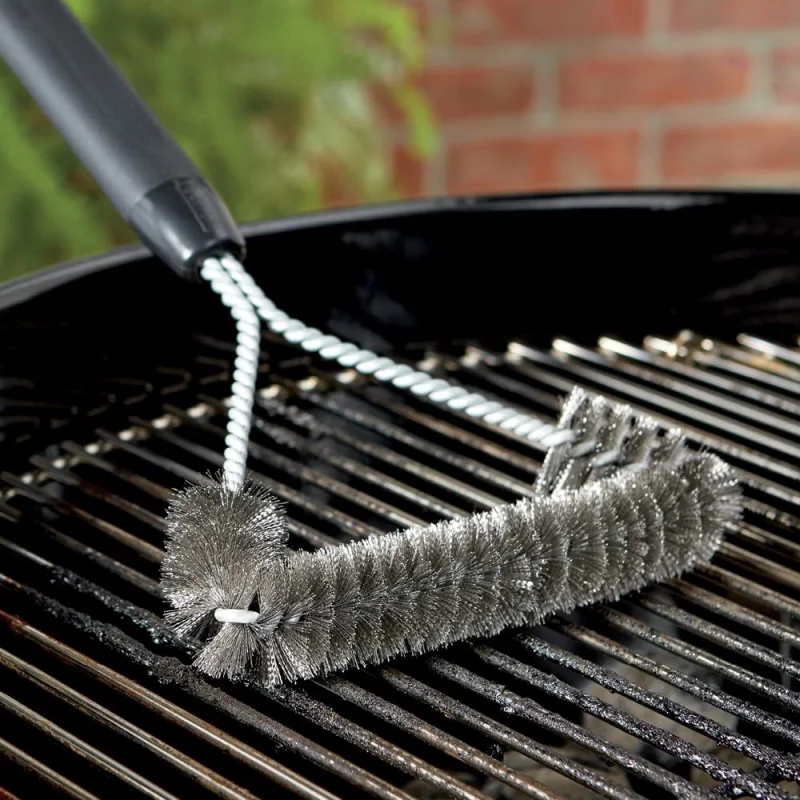 

Barbecue Grill BBQ Brush Clean Tool Grill Accessories Stainless Steel Bristles Non-stick Cleaning Brushes Barbecue Accessories