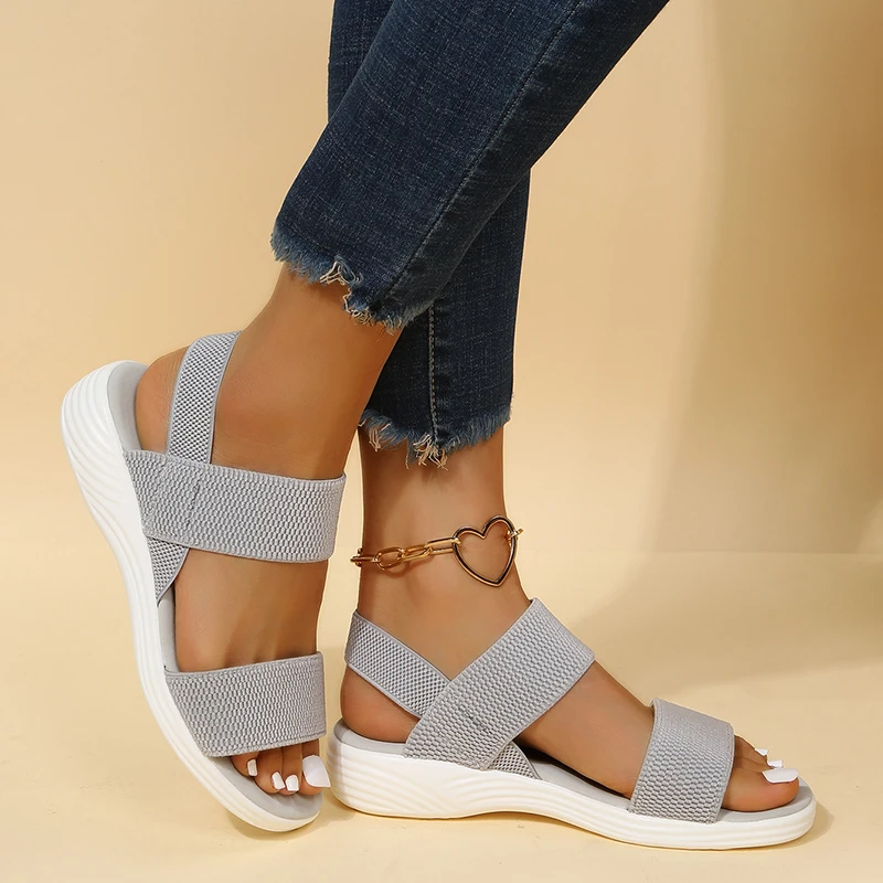 

Women Platform Sandals Summer Shoes 2022 New Designer Trend Brand Wedges Slides Ladies Shoes Beach Causal Slippers Nausk