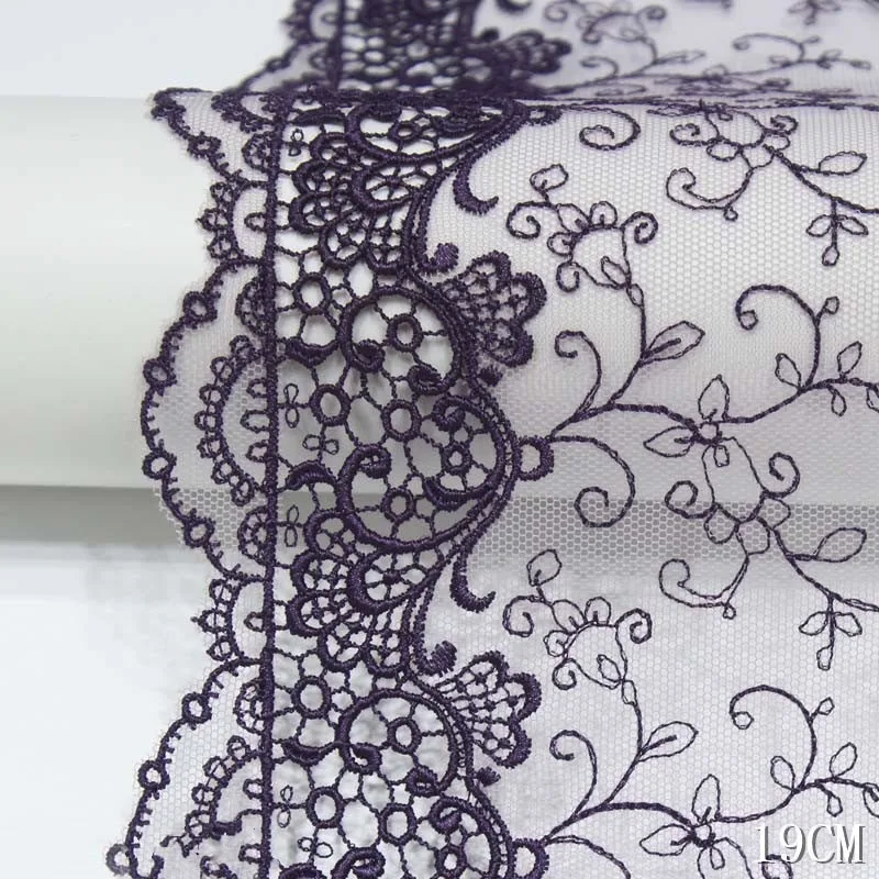 2 ярда кружевная ткань с цветочной вышивкой сетчатый тюль бюстгальтер свадебное