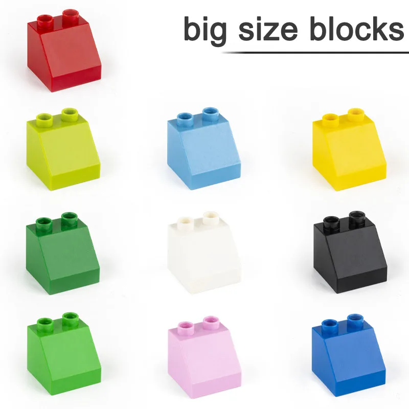 

MOC DIY Large Building Block 6474 Brick 2 X 2 Slope 45 Big Size Assembled Accessories Bulk Part Children Toys