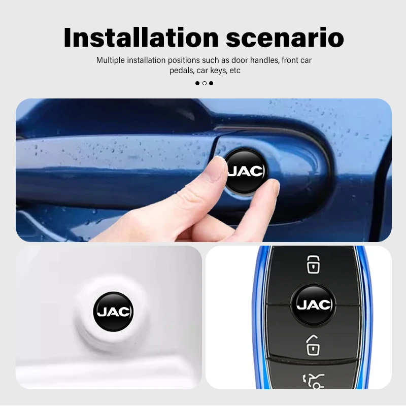 Фото 8 шт. защитных наклеек на замок двери автомобиля для JAC Vapour Refine J3 J2 S5 A5 J5 J6 J4 Vapour S2 T8 №3