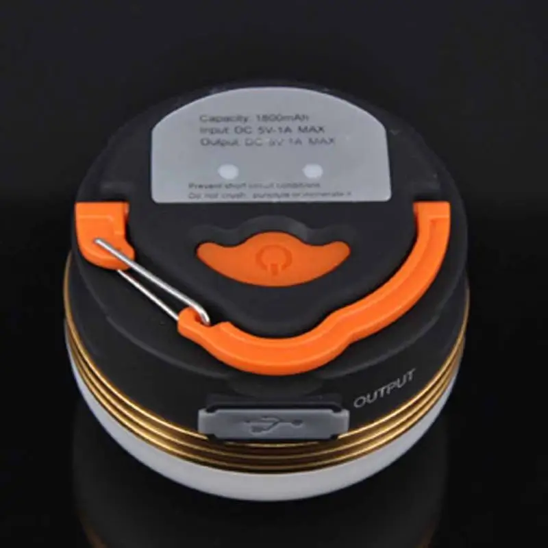 

LED Camping Lantern Tents Lamp 3 Mode USB Rechargeable1800mAh Portable Camping Emergency Light Outdoor Hiking Night Hanging Lamp