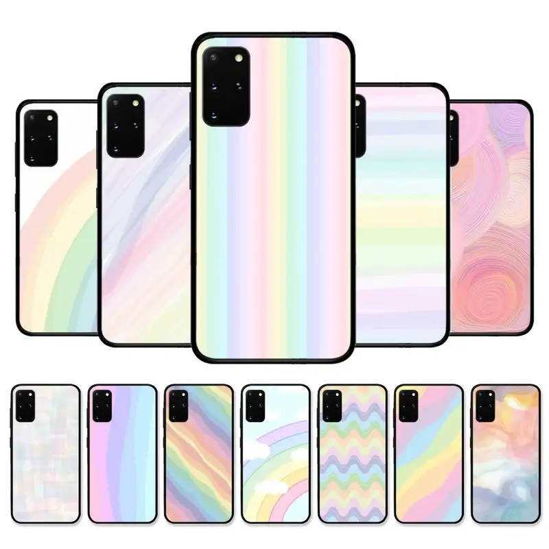 

Rainbow Phone Case For Samsung S 9 10 20 21 22 23 30 23plus lite Ultra FE S10lite Fundas