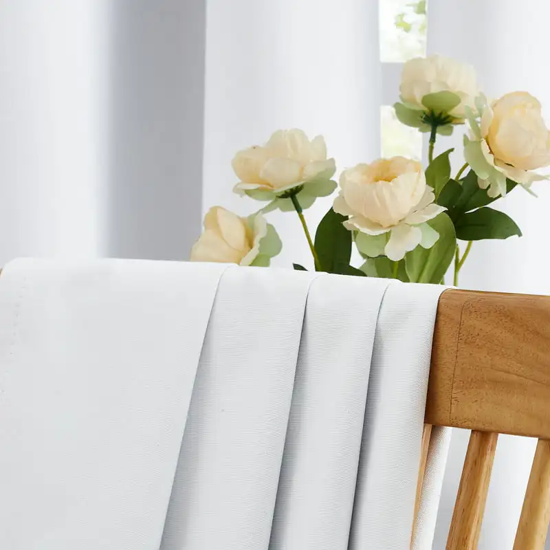 

Luxurious Full Blackout Thermal Insulated Solid Window Drapes, 2 Pcs 84"L×54"W Bedroom Rod Pocket Curtains with Energy Efficien