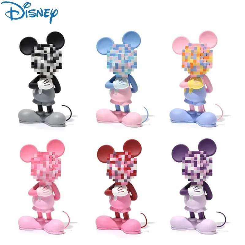 

Статуя Микки Мауса из Диснея, Trendplay Pixel Trendplay, украшение ручной работы из ПВХ, декоративная модель, подарок на день рождения