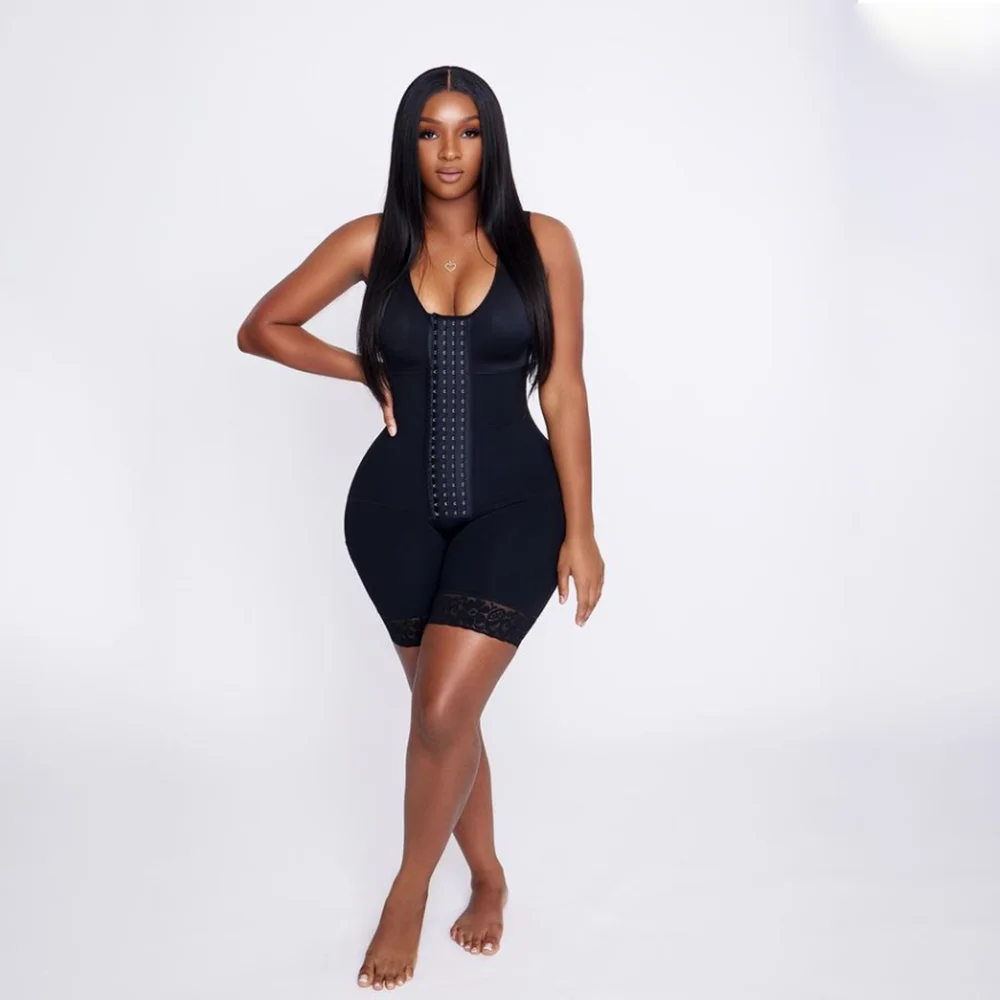 Women corset High Compression Post Liposuction Body Shaper Bodysuit waist trainer Butt Lifter thigh trimmer fajas colombianas