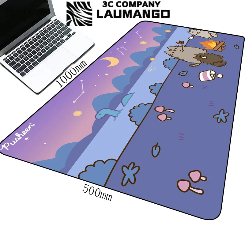 

Desk Mat Funny Cute Cats Extended Pad Large Mousepad Company Pc Accessories Mouse Gamer Gaming Laptop Game Mats Anime Mause Xxl