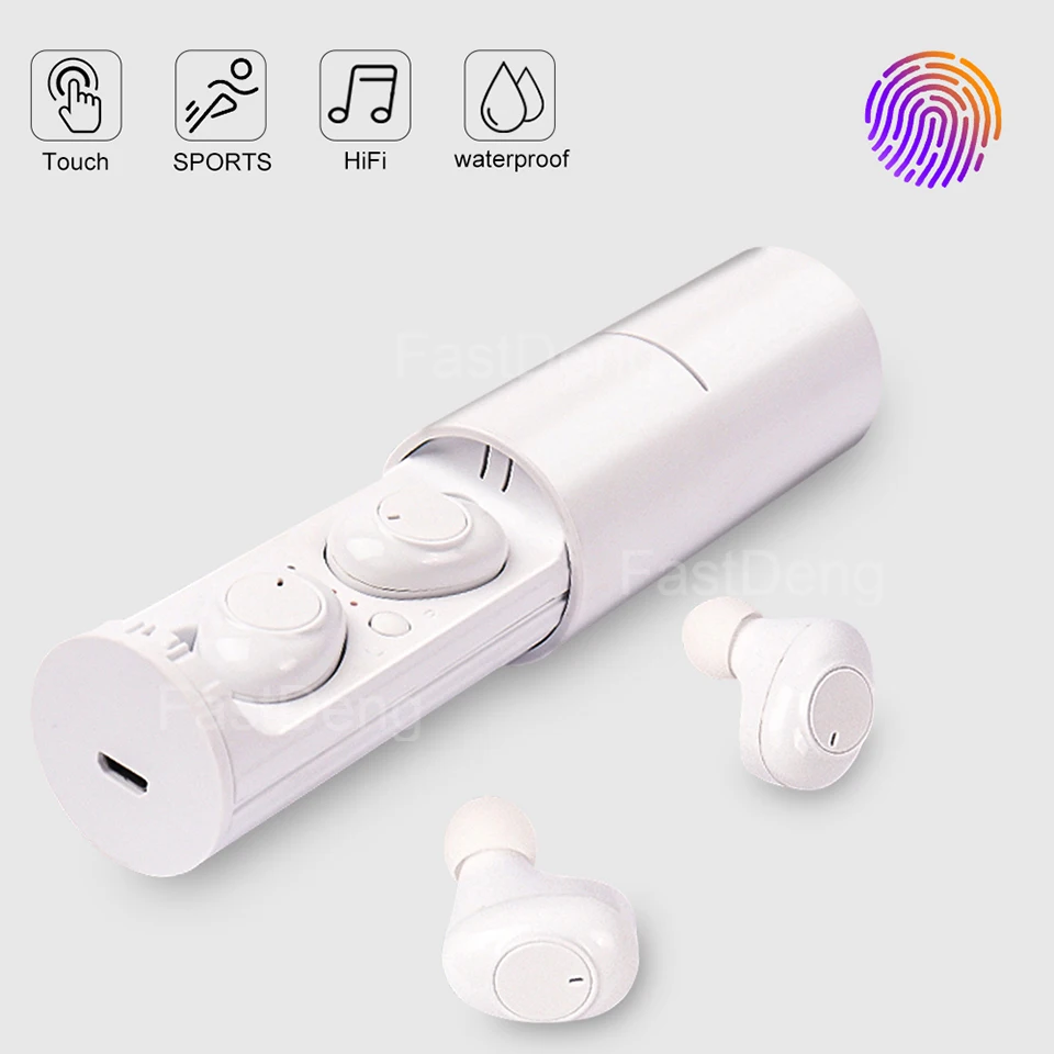 

New Hifi Wireless Headphones Earphones Bluetooth Earbuds With Mic Noise Cancle Ecouteurs Sans Fils Sports Hifi Headphone Headset