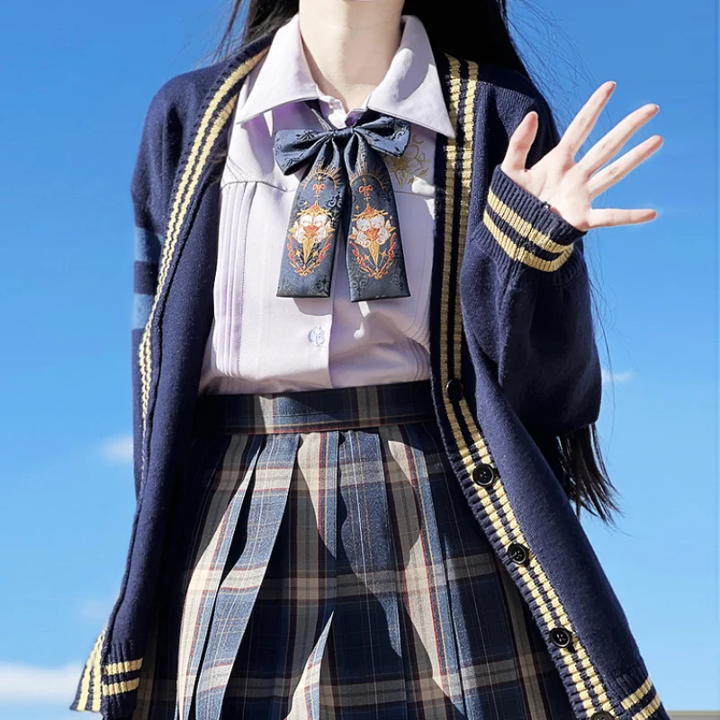 Японский Униформа JK оригинальный осенне-зимний Универсальный стройнящий