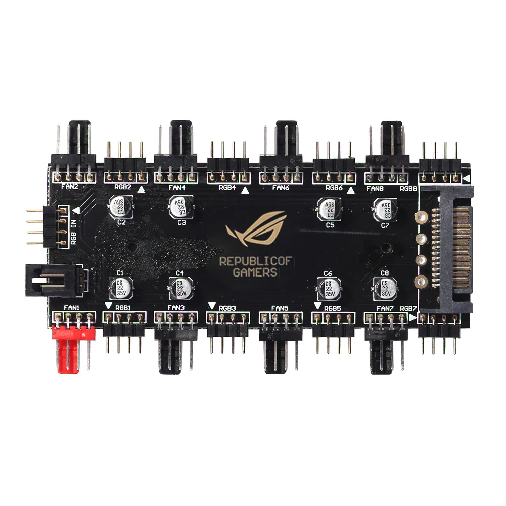 RGB хаб PWM регулировка температуры с удлинителем RGB/ARGB небольшой кабель управления