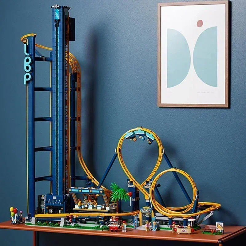 Новый совместимый 10303 Loop Coaster Парк развлечений 3756 шт. Модель Строительный блок