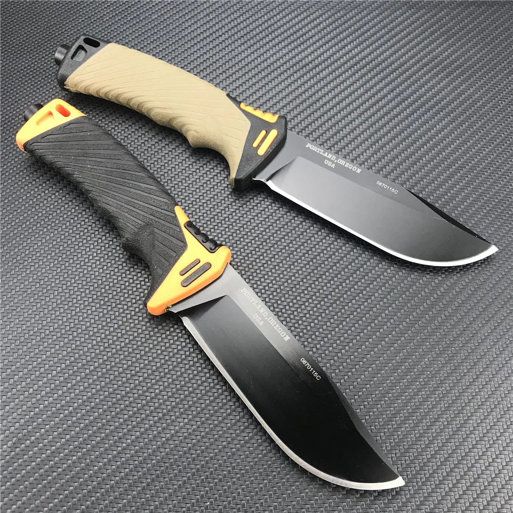 

GB Fixed Blade Survival Knife Bear Grylls Ultimate 7Cr13 Blade Rubber Handle Outdoor Hunting Camping Combat Knives Military Tool