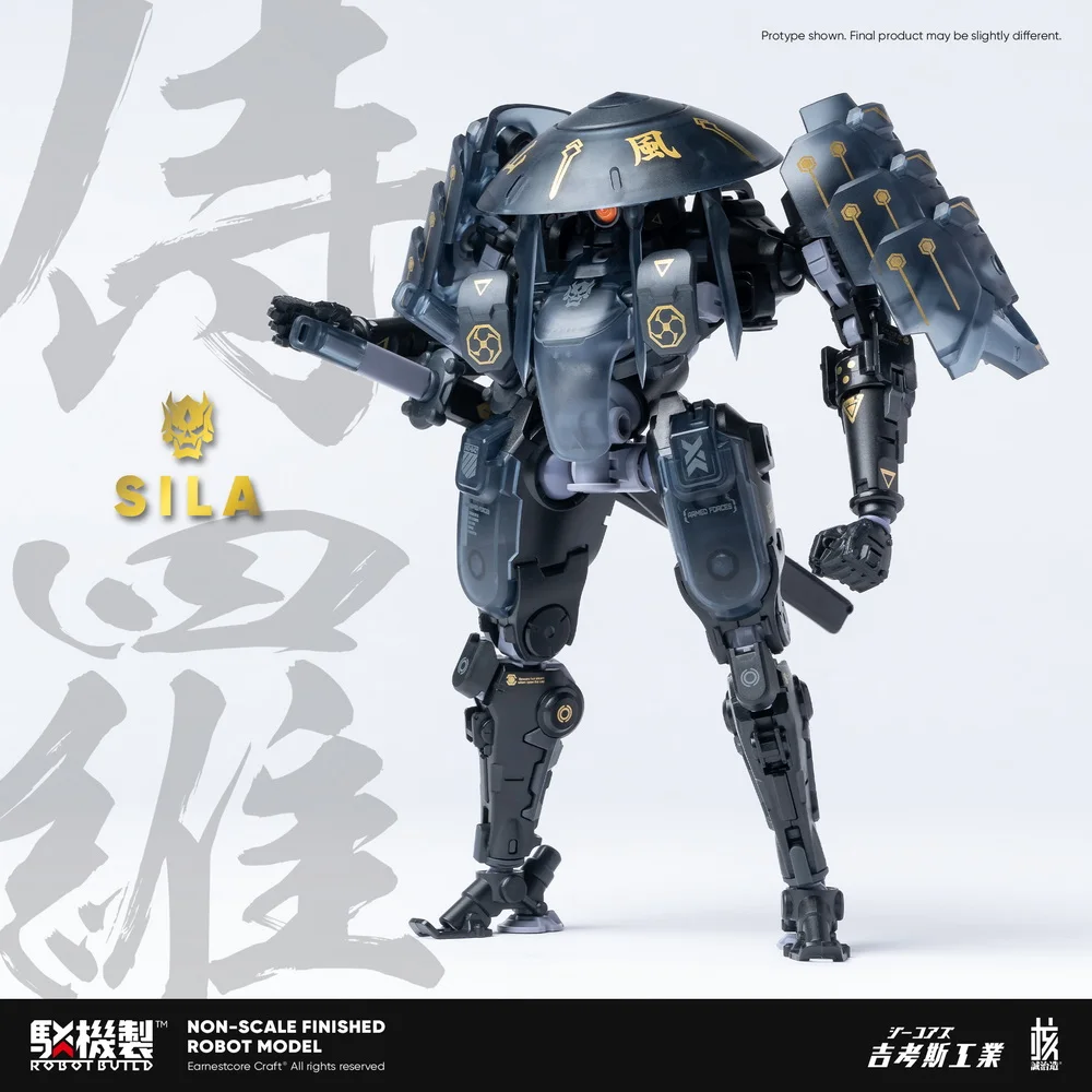 

【In Stock】Earnestcore Craft Robot Build Series Sila Mecha Toy Wave Transformation Action Figure Plastic Material Collective Gift