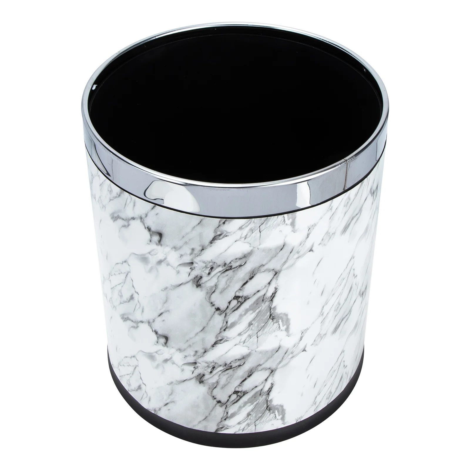 

Trash Can Garbage Bin Waste Kitchen Basket Container Bathroom Deskplastic Containers Wastebasket Rubbish Office Bedroom Marble