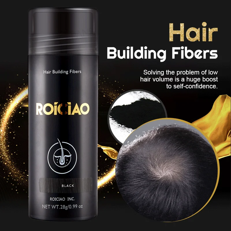 

Hair And Beard Building Fibers Full Hair Instantly Fiber Capilares Hold Spray Powder Hair Extension Products Baldness Concealer