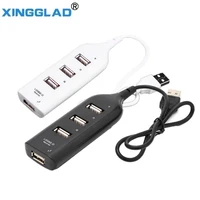usb hub adapter high speed usb 2 0 4 port mini socket splitter for pc laptop notebook receiver computer peripheral accessories