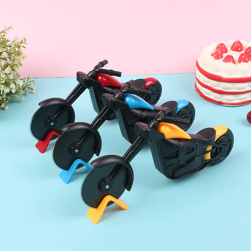 

Motorcycle Knife Pizza Cutter Cake Tool Pizza Wheel Scissors Perfect For Pizza Pie Waffles Kitchen Accessories New