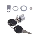 Цинковый сплав 10 мм16 мм20 мм25 мм Прочный флажковый замок шкаф замок для почтового ящика ящиком замки на шкаф с 2 ключами