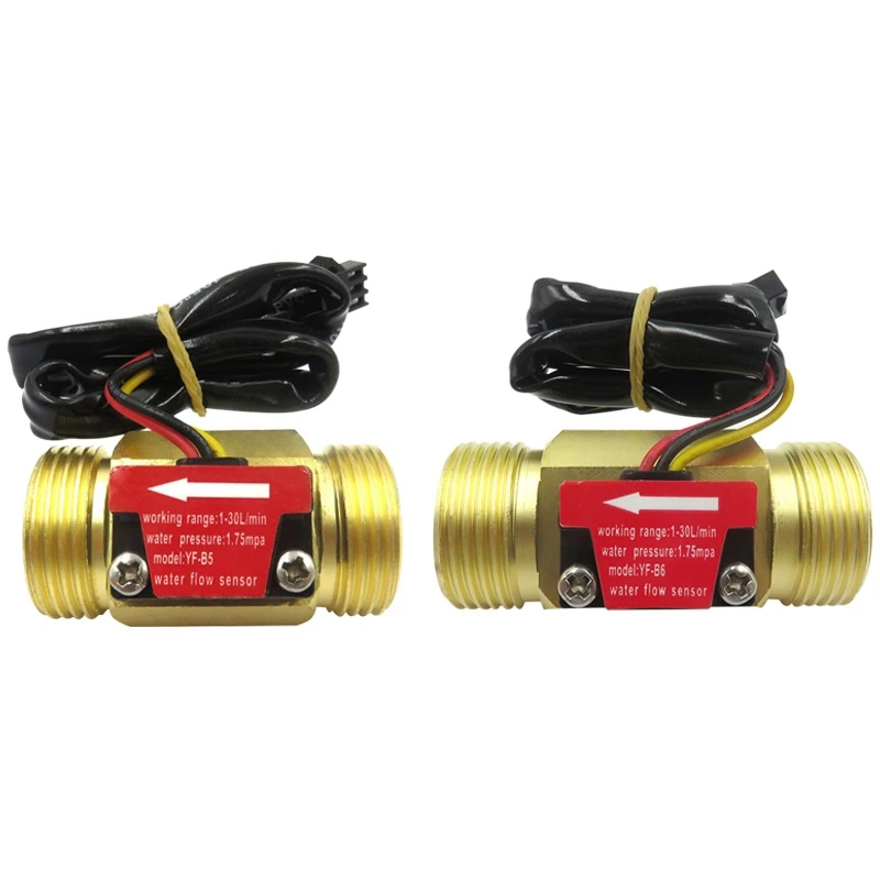 YF-B6 DN20 G3/4 дюйма датчик расхода воды переключатель постоянного тока 5-18 В 1-30 л/мин