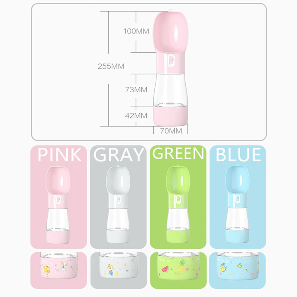 Бутылка для воды домашних питомцев портативная емкость питья прогулок и